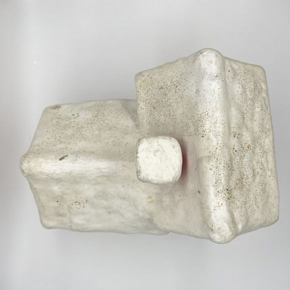 RARE Vintage Christmas Village Snowy House RB Japan Hand Painted Retro 70s MCM - Picture 10 of 16